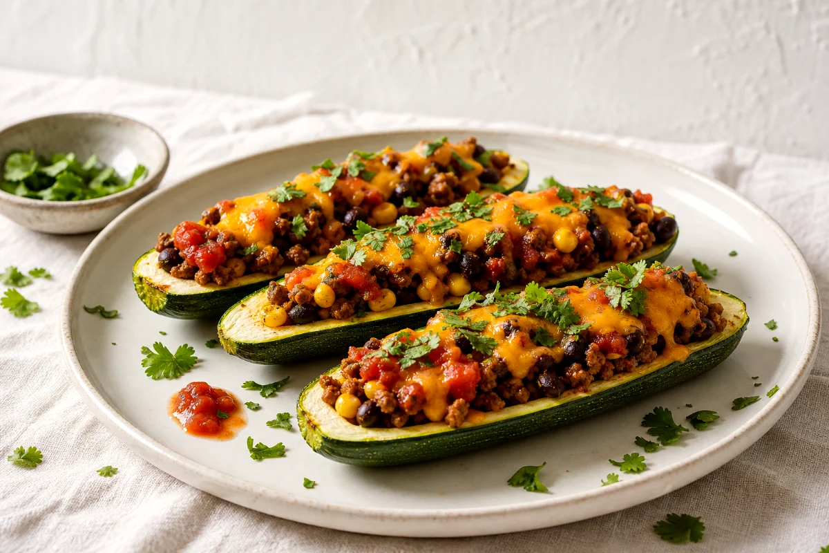 taco-stuffed-zucchini-boats-featured