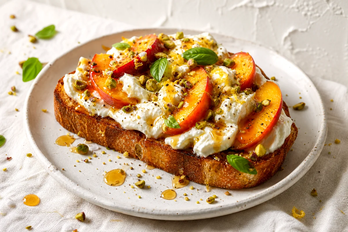 peach-burrata-toast-hot-honey-close-up